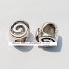 Sterling verzilverde Pandora Style bead Swirl