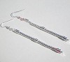 Sterling verzilverde oorhangers