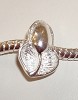 Sterling verzilverde bedel Tulp