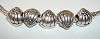 Sterling verzilverde bedel Shell