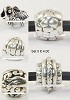 Set van 5 Sterling verzilverde bedels