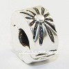 Sterling verzilverde clip Zon