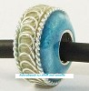 Sterling zilveren bedel met turquoise emaille (2)