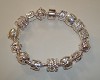 Pandora Style armband compleet met 15 bedels 