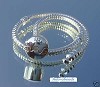 Sterling verzilverde armband van 20 cm met zilvermerkje