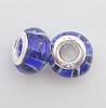 Glasbedel Blauw gestreept