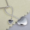 Tiffanystijl ketting Hart met pijl