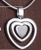 925 Sterling zilveren Tiffanystijl ketting Hartjeshart