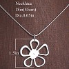 Tiffanystijl ketting Bloem