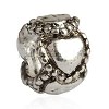 925 Sterling silverplated bedel Hartenring