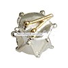 925 Sterling verzilverde bicolor bedel Trommeltje