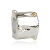 925 Sterling verzilverde bicolor bedel Dots