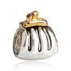 925 Sterling verzilverde bicolor bedel Beurs