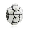 925 Sterling silverplated bedel Bol met hartenring