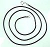 Larenza Staaldraad collier Zilver van 42 cm met schroefsluiting