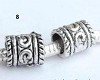 Sterling verzilverde bedel  Chevron