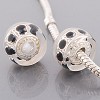 Heldere bedel met zwart strass