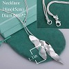 925 Sterling zilveren Tiffany and Co-style ketting Leafs