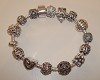 Pandora Style armband in zilver met zwarte accenten