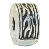 Sterling verzilverde stopper (clip) Streepjes