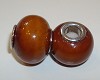Pandora Style bedel in paars met zwarte print