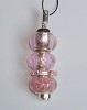 Sterling verzilverde mobielhanger