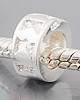 925 Sterling zilveren spacer Hartenring