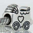 925 Sterling zilveren bedel Kinderwagen